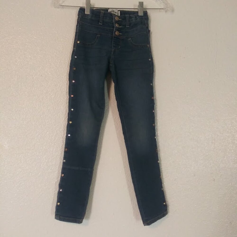 Jordache girls size 7 medium wash skinny jeans